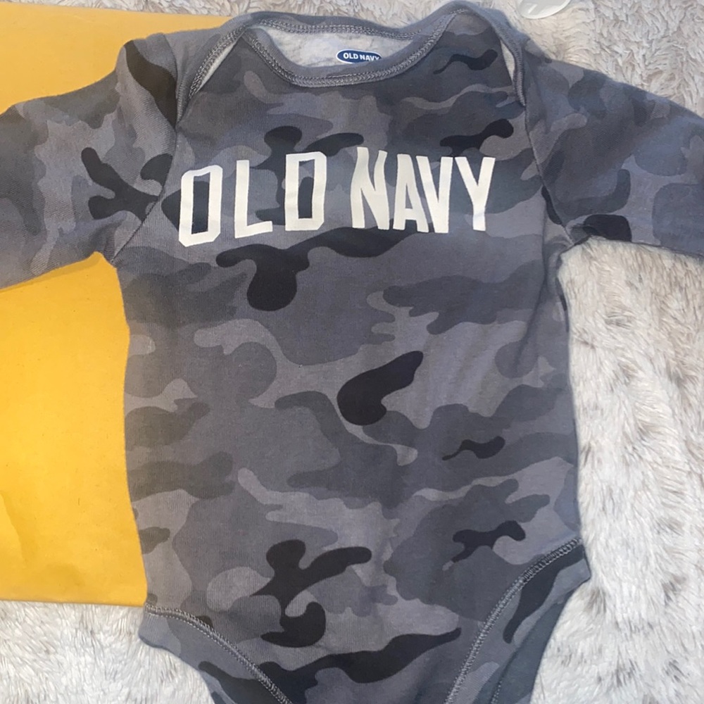 Camo old navy onesie